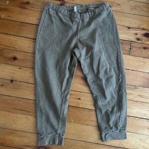 ☀️3/$25 Domi organic cotton pants tan brown medium sweatpants